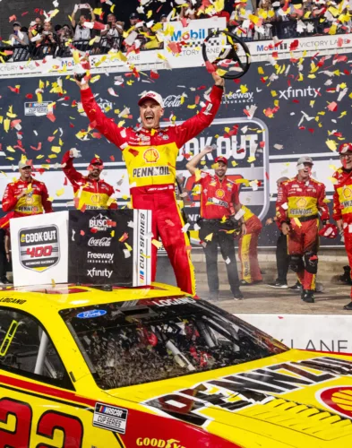 Logano continues his recent surge